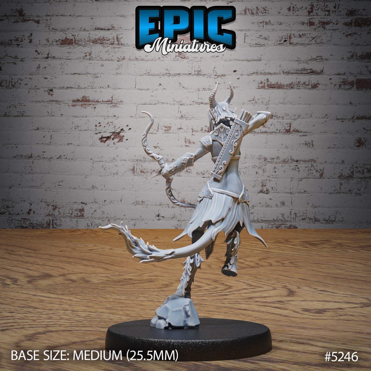 Satyr Tiefling 3D-printed model