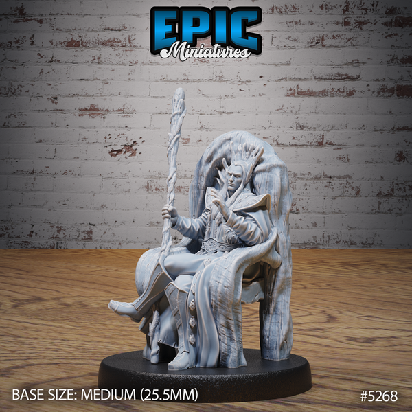 High Elf King 3D-printed model