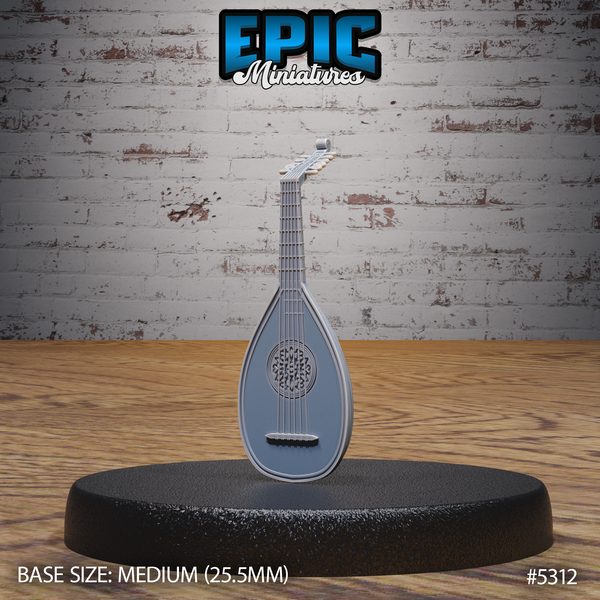 Mimic Lute 3D-printed model