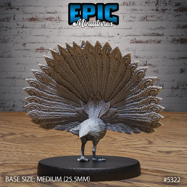 Peacock 3D-printed model