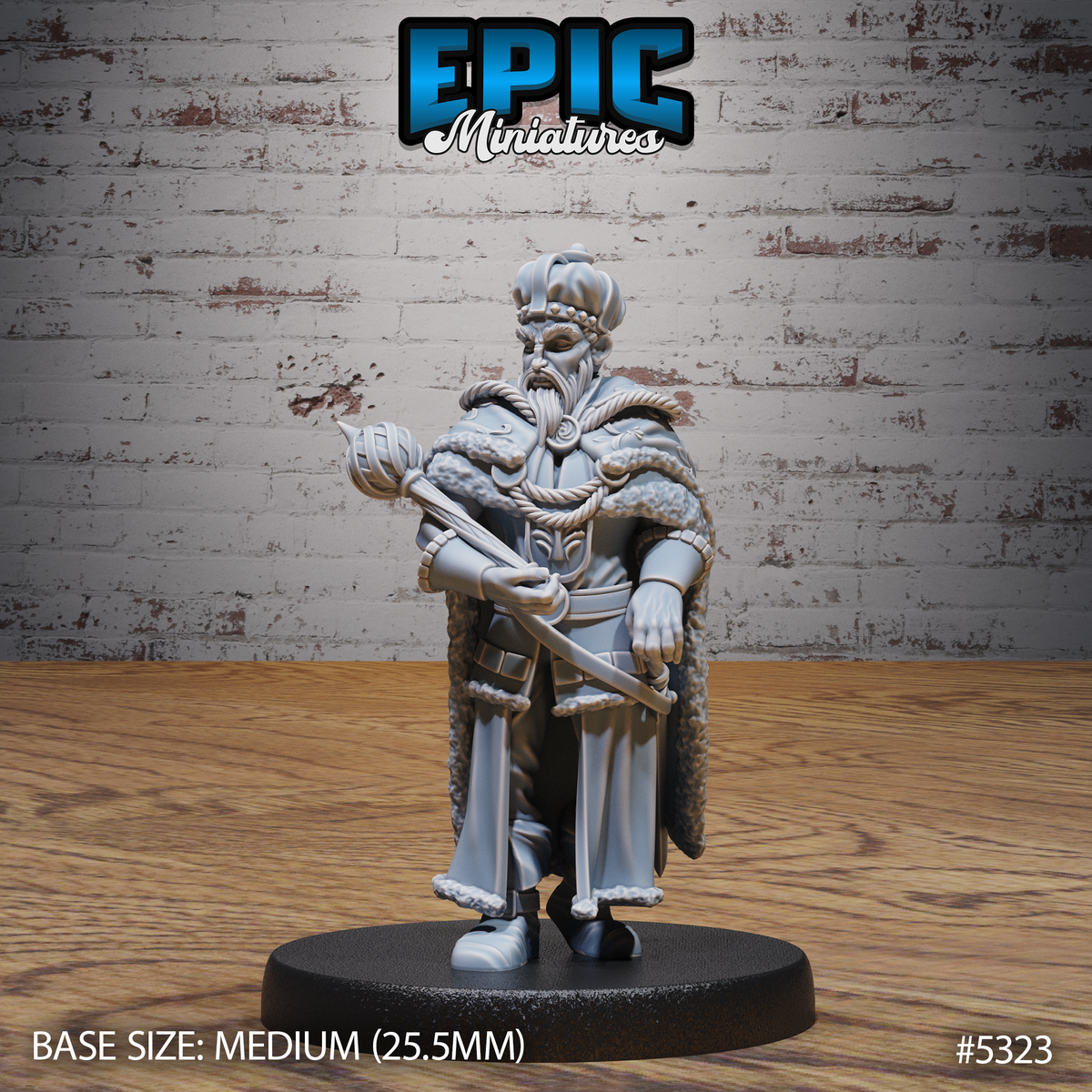 Noble King 3D-printed model
