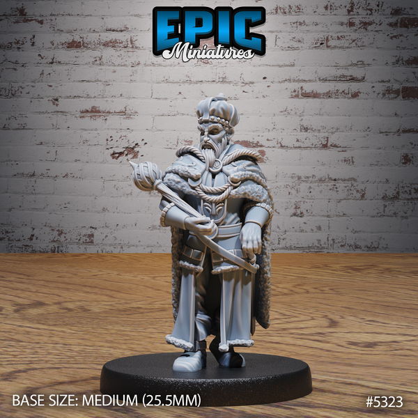 Noble King 3D-printed model