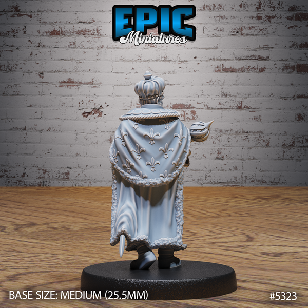 Noble King 3D-printed model