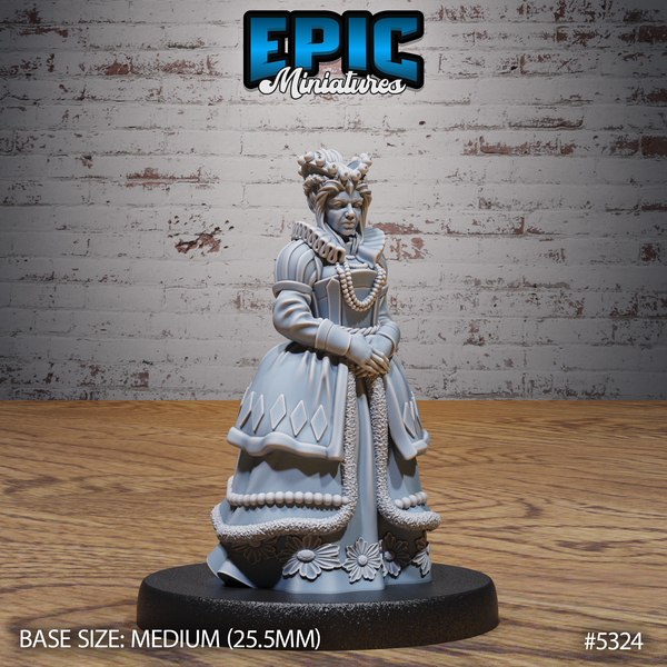 Noble Queen 3D-printed model