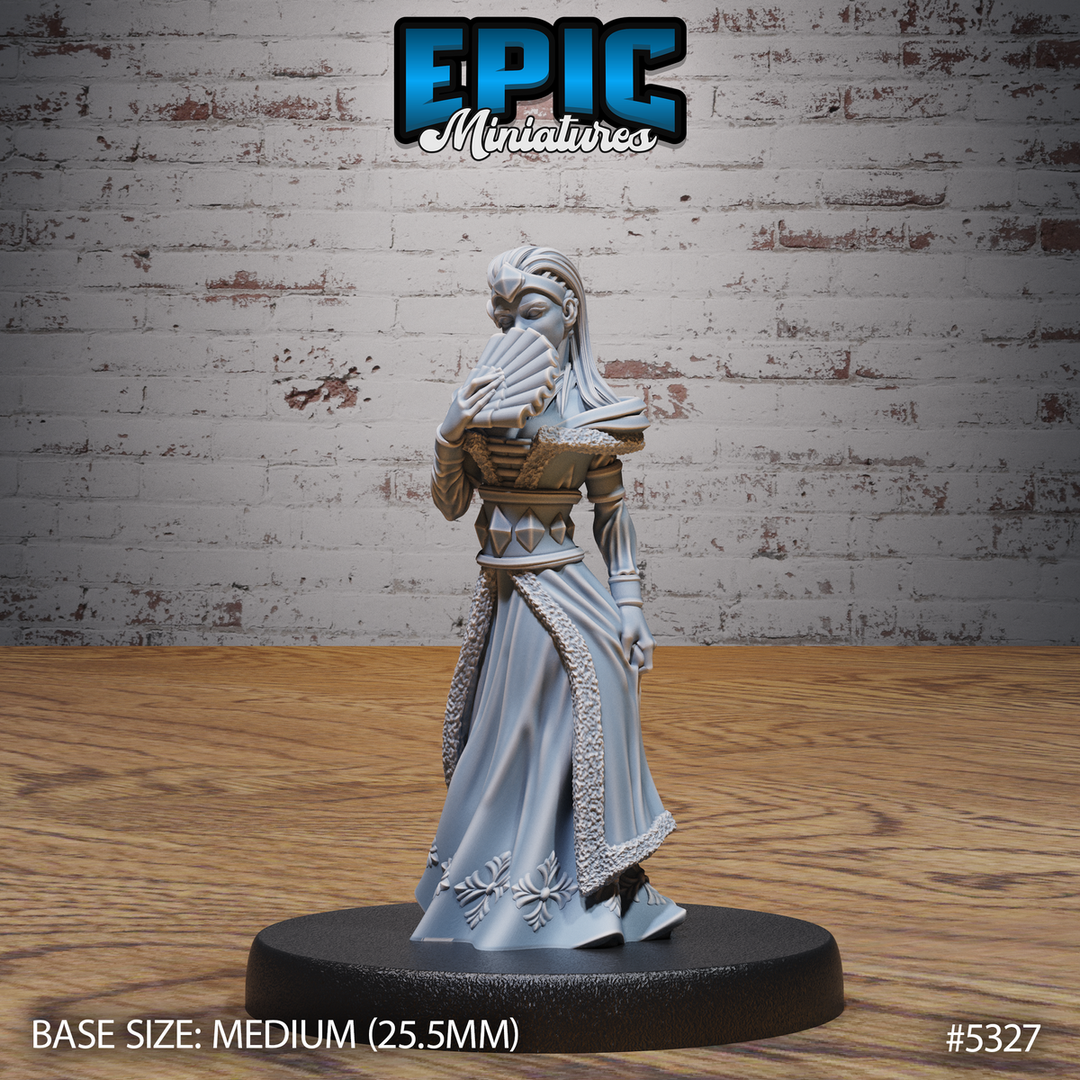 Noble Lady 3D-printed model