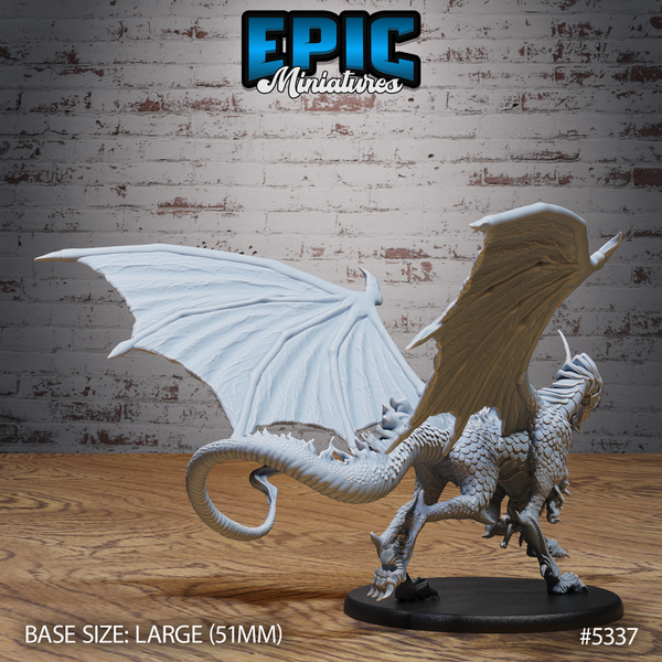 Moonstone Dragon 3D-printed model