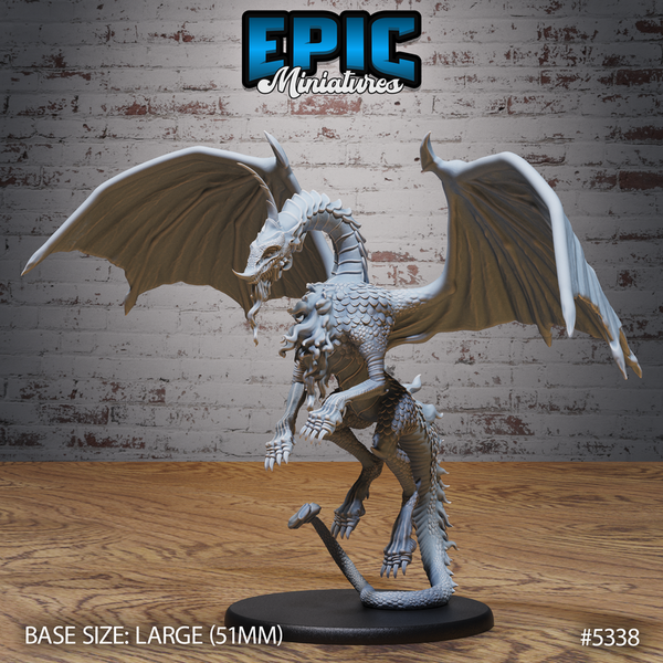 Moonstone Dragon 3D-printed model