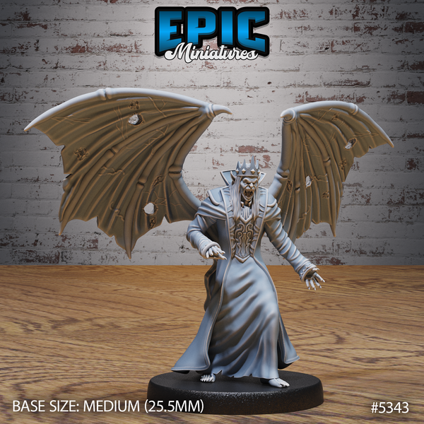 Vampire King 3D-printed model