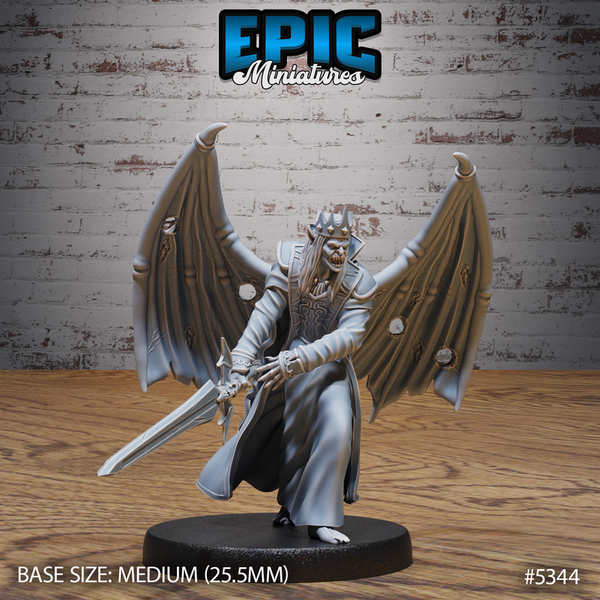 Vampire King 3D-printed model