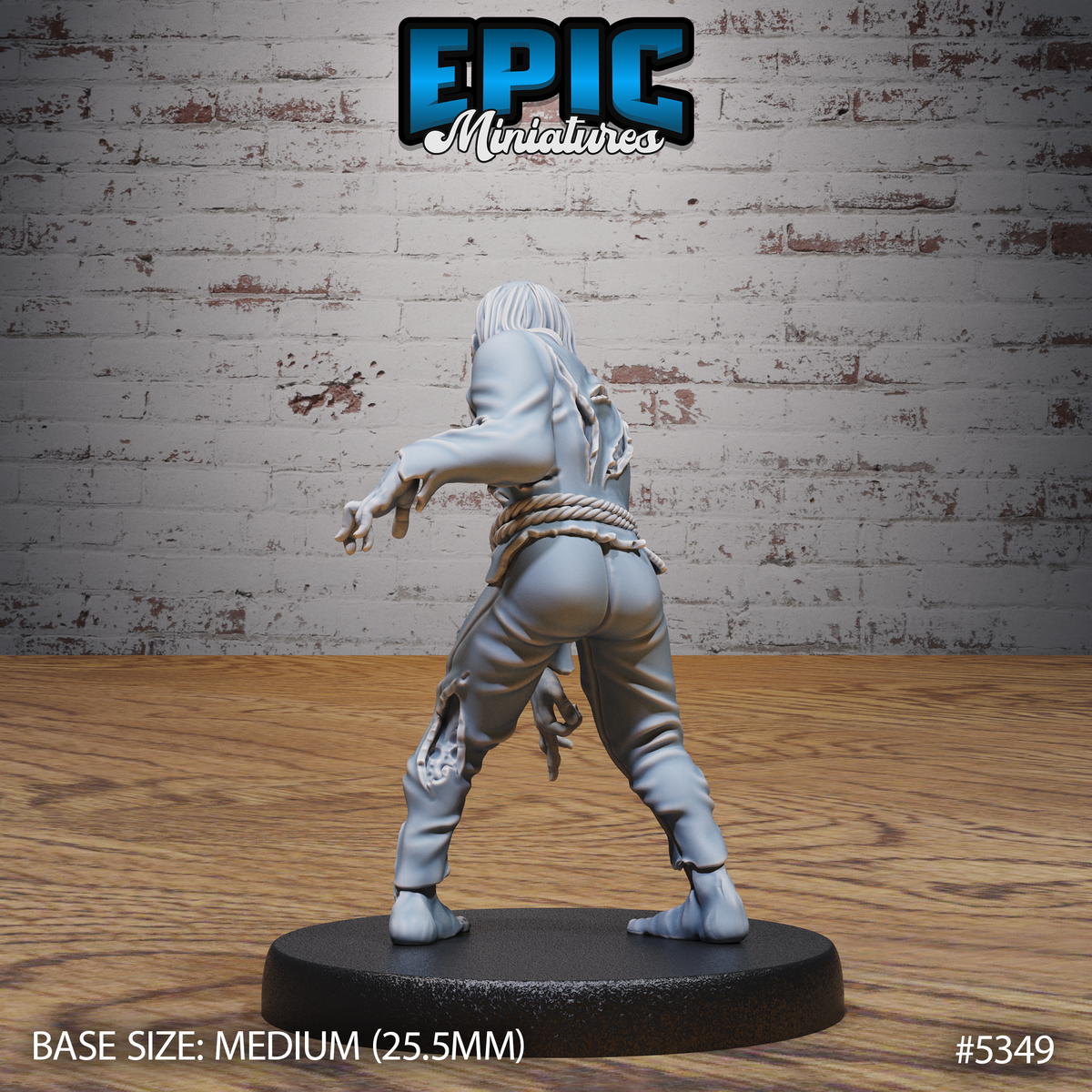 Zombie Villager 3D-printed model