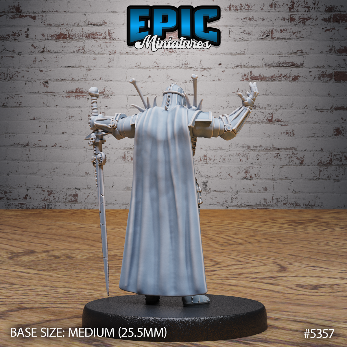 Necro Knight 3D-printed model