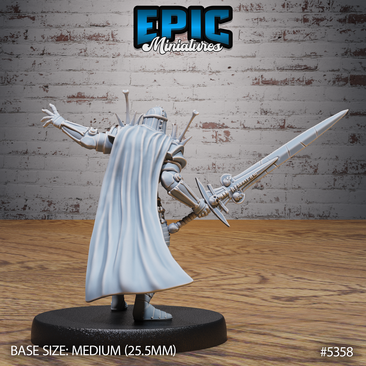 Necro Knight 3D-printed model