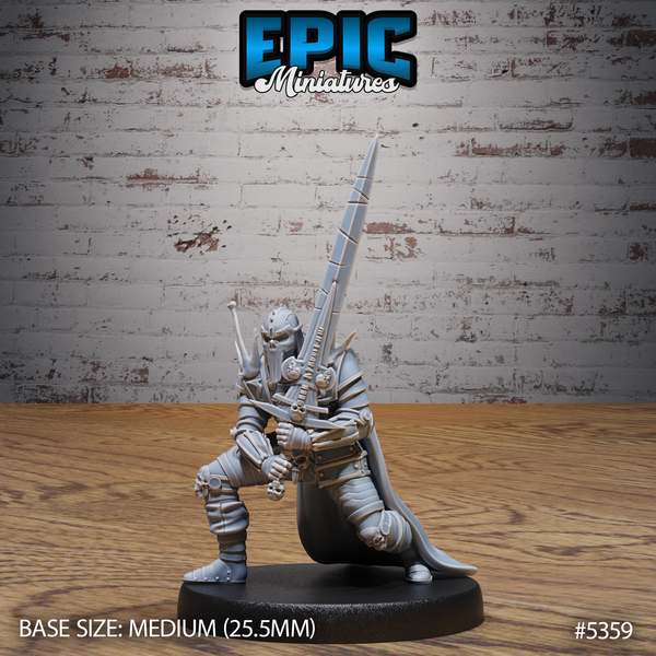 Necro Knight 3D-printed model