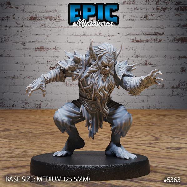 Dwarf Vampire 3D-printed model