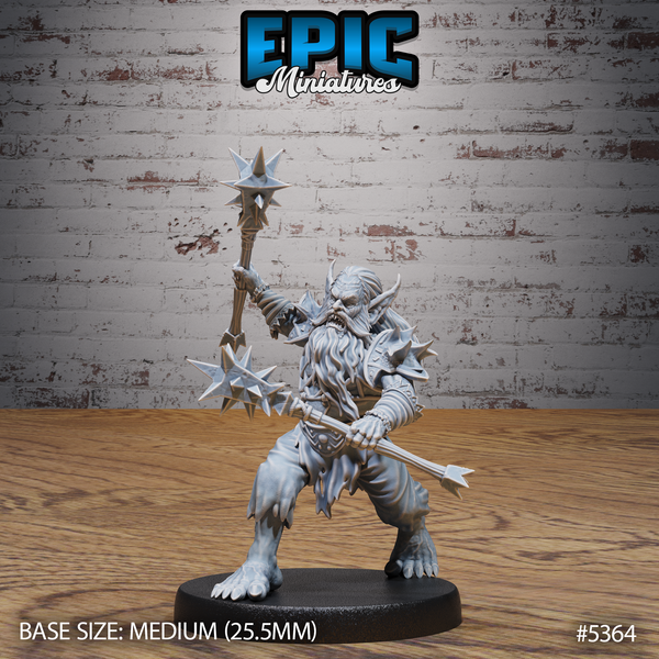 Dwarf Vampire 3D-printed model