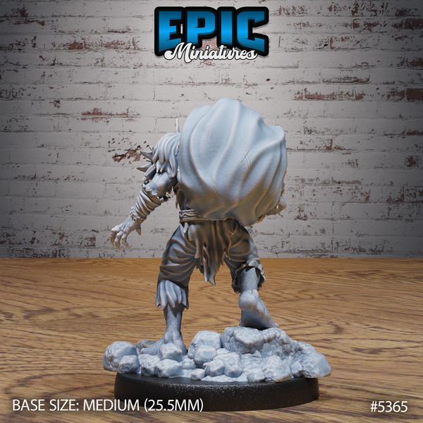 Dwarf Vampire 3D-printed model