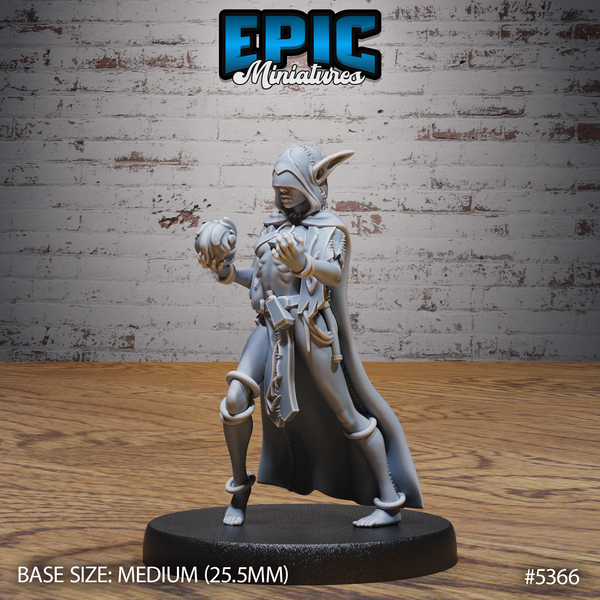 Elf Vampire Lady 3D-printed model