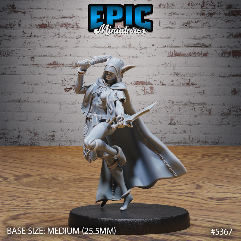 Elf Vampire Lady 3D-printed model