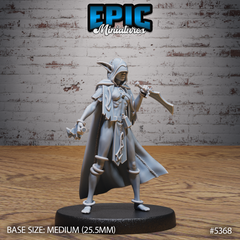 Elf Vampire Lady 3D-printed model