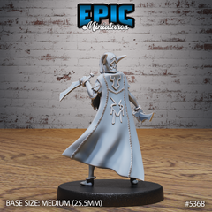 Elf Vampire Lady 3D-printed model