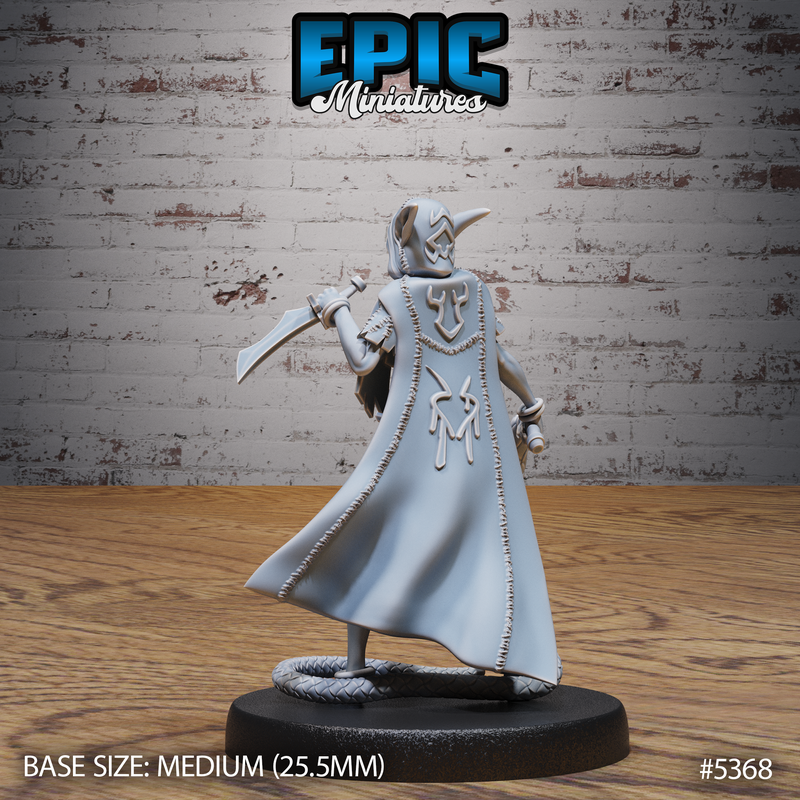 Elf Vampire Lady 3D-printed model