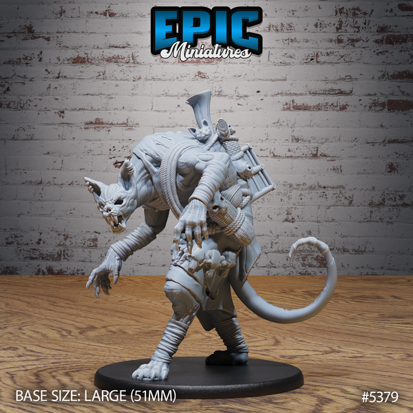 Cat Folk Zombie 3D-printed model