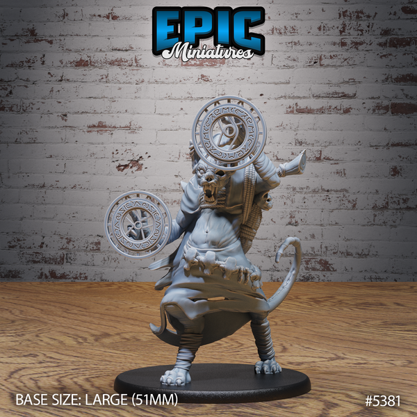 Cat Folk Zombie 3D-printed model