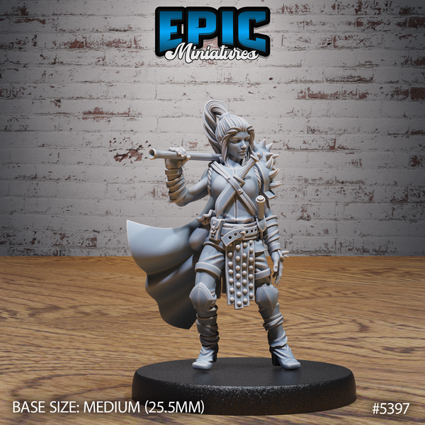 Bandit Lady 3D-printed model
