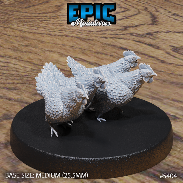 Chicken Swarm 3D-printed model