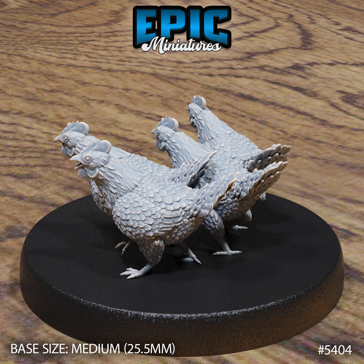 Chicken Swarm 3D-printed model