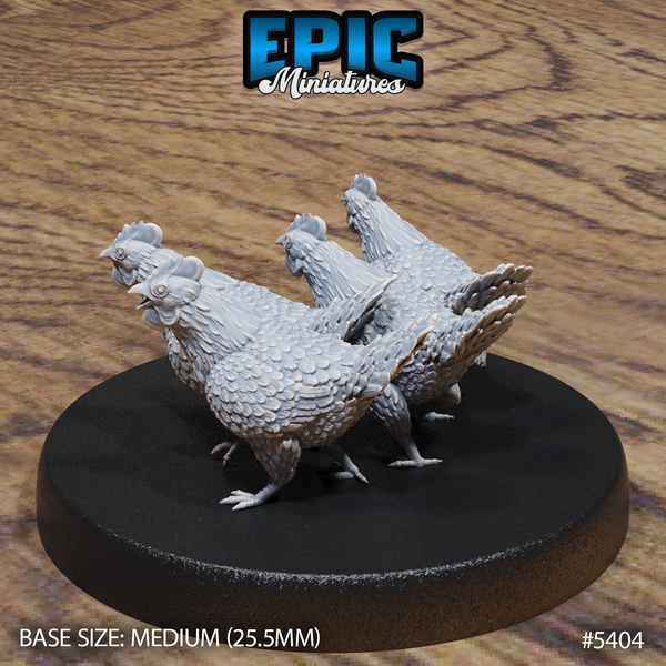 Chicken Swarm 3D-printed model