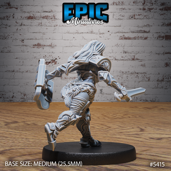 Dwarf Female 3D-printed model