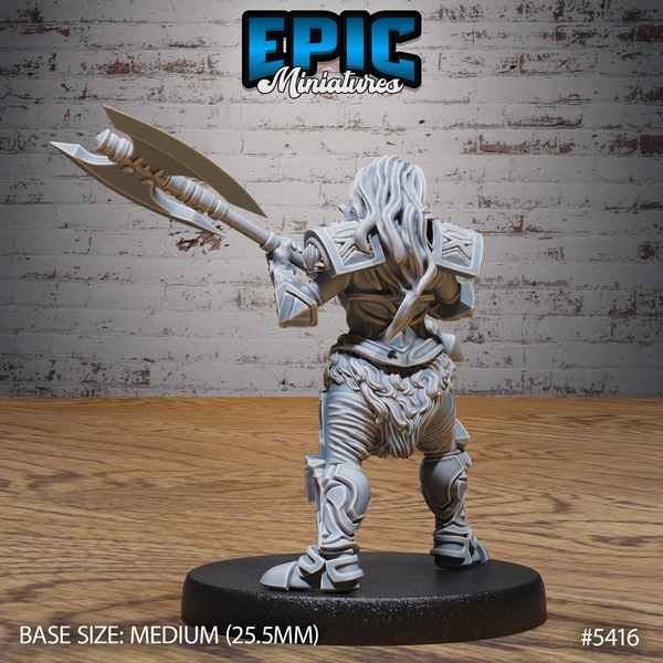 Dwarf Female 3D-printed model