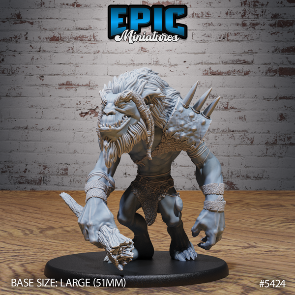 Longneck Troll 3D-printed model