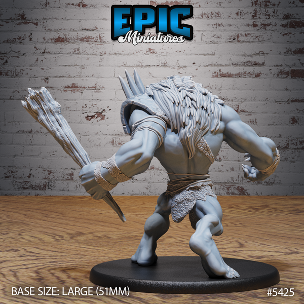 Longneck Troll 3D-printed model