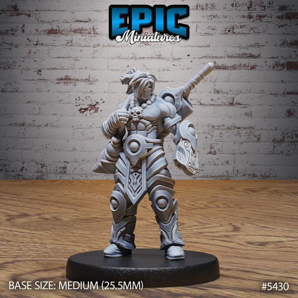 Masked Headhunter 3D-printed model