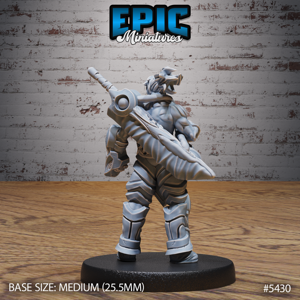 Masked Headhunter 3D-printed model