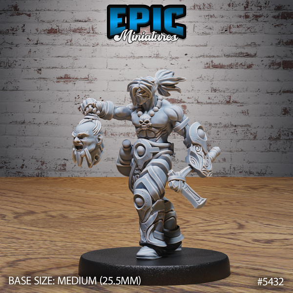 Masked Headhunter 3D-printed model