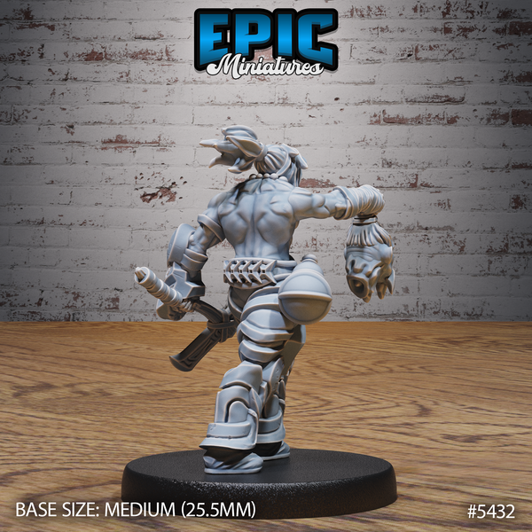 Masked Headhunter 3D-printed model