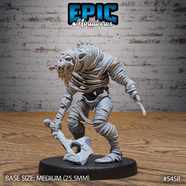 Gnoll Mummy 3D-printed model