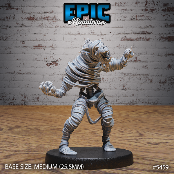 Gnoll Mummy 3D-printed model