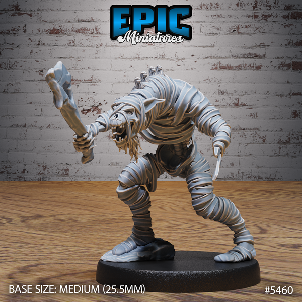 Gnoll Mummy 3D-printed model