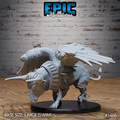 Winged Red Bull 3D-printed model