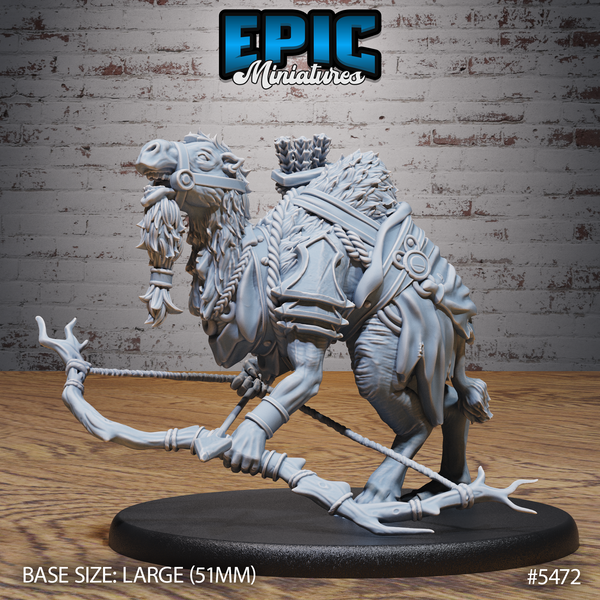 Camel Folk Warrior 3D-printed model