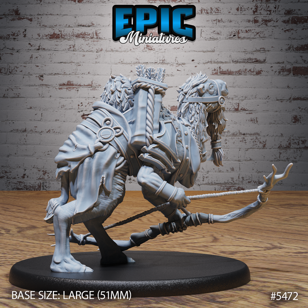 Camel Folk Warrior 3D-printed model