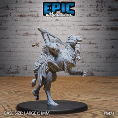 Camel Folk Warrior 3D-printed model
