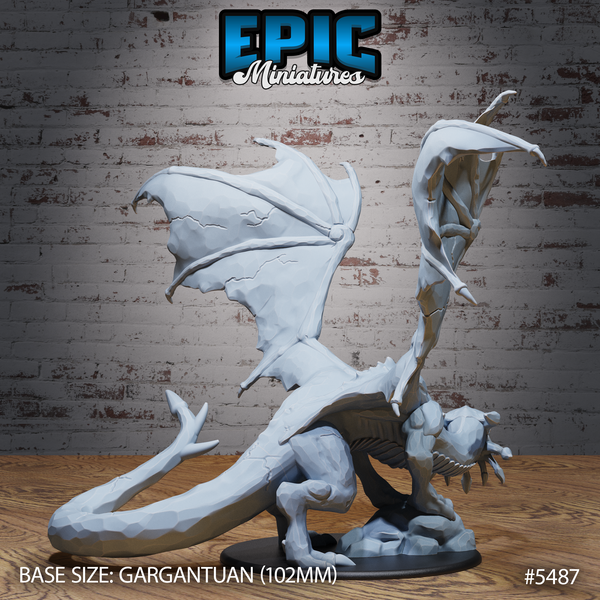 Ancient Sapphire Dragon 3D-printed model