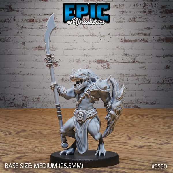 Blue Dragonspawn 3D-printed model