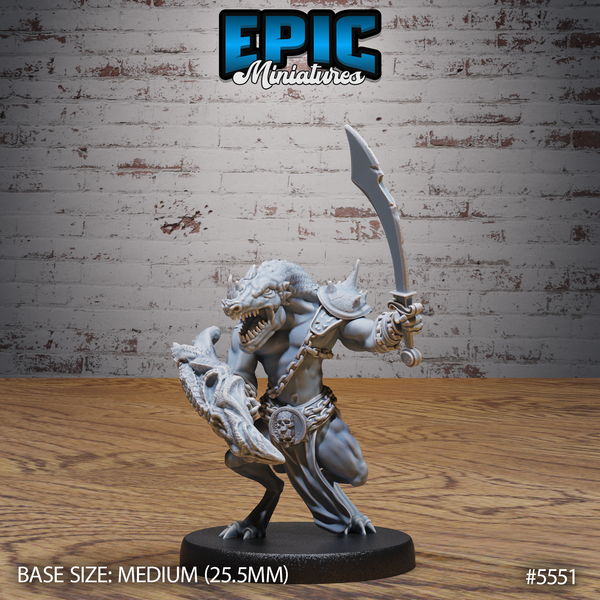Blue Dragonspawn 3D-printed model