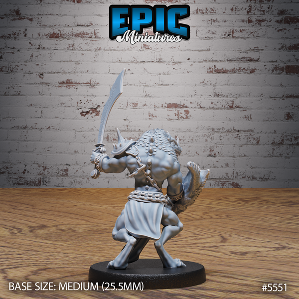 Blue Dragonspawn 3D-printed model